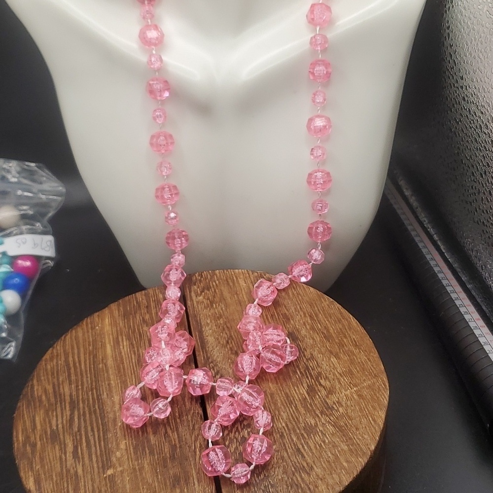N3422 candy‎ crush rock candy necklace